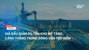 Giá dầu giảm do tồn kho Mỹ tăng