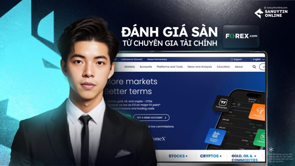 Đánh giá sàn Forex.com từ tác giả 