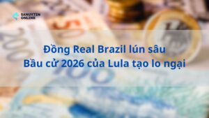 Đồng real Brazil suy yếu