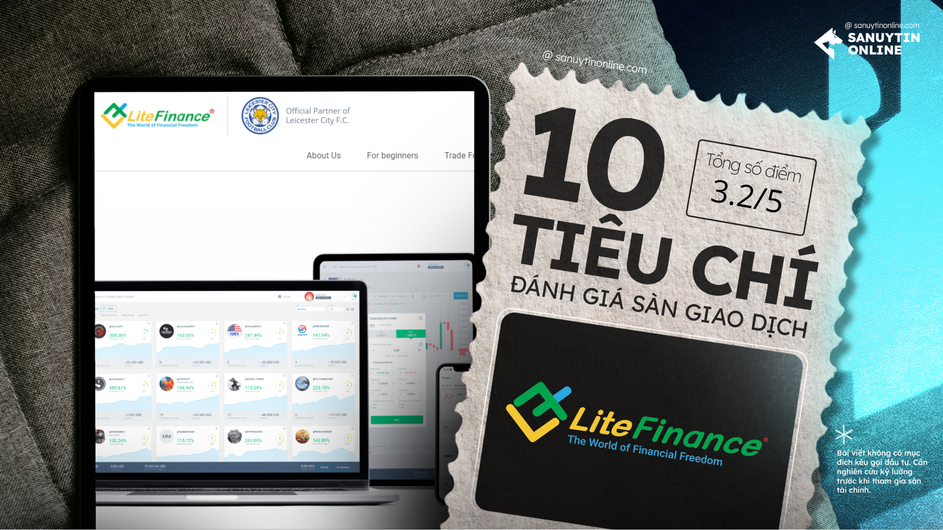 Đánh giá sàn LiteFinance dựa trên 10 tiêu chí