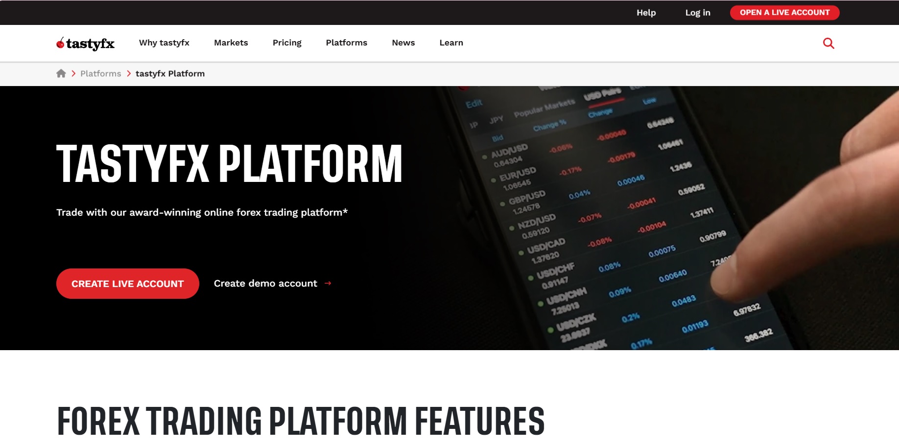 TastyFX Platform
