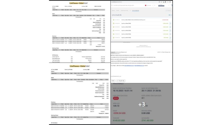 Ảnh screénhot cảnh báo rủi ro từ phản ánh người dùng về chính sách phí swap của LiteFinance năm 2025 Phản ánh về việc bị thu phí swap bất ngờ trên LiteFinance từ cộng đồng Facebook năm 2025