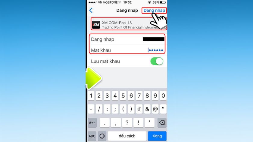 Đăng nhập tài khoản