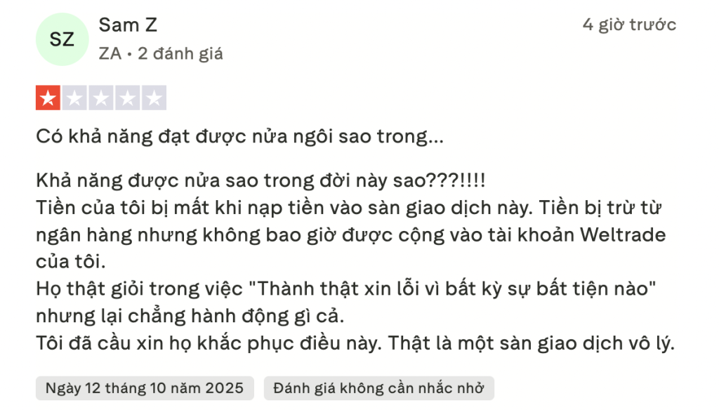 Đánh giá vấn đề nạp tiền từ nhà đầu tư 