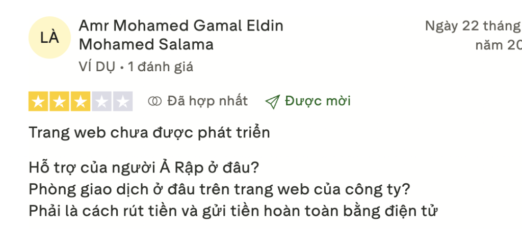 Đánh giá từ nhà đầu tư